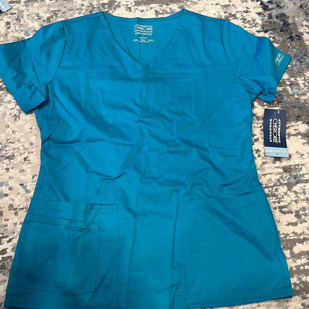 NWT Cherokee Scrub Top “Core Stretch”